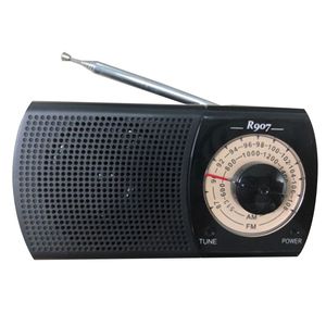 Portátil AM / FM Rádio, bolso com fone de ouvido, melhor recepção, a pilhas por 2 pilhas (não incluídas)