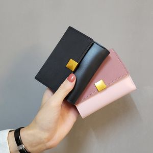 2020 Designer Neue Kleine Brieftasche Frauen Kurze Mattierte Allgleiches Falten Mini Retro Geldbörse Karte Fabrik Verkäufe Kostenloser Versand