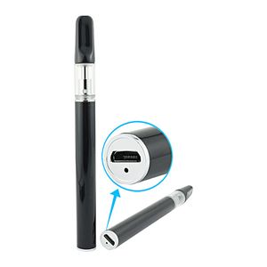 2020 Trend Tek Elektronik Sigara Şarj edilebilir Bud Aatomizer Seramik Ağız ile ecig Glass'ın 0.5ml Tek Vape Kalem boşaltın