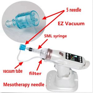 EZ Vakum Mezoterapi Meso tabancası aksesuarları iğne tüpü ve filtre 5 pin 9 pin enjeksiyon şırıngası