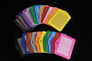 pu leather Id Tags Set Working Permit Bus Card employee\' set Badges Holder can print customize your company design pattern and size.