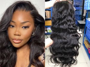 Best Selling Body Wave Human Hair Front Lace Peruca 10A Qualidade 150 Densidade Virgem Cabelo Para Lady Natural Look