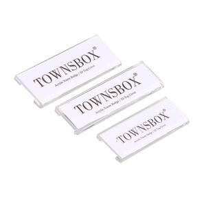 Pin Employee Name Sleeve Acrylic Magnet Safety Magnetic Fasteners Id Badge Clip Tag Holder Frame