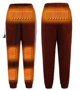 Гоночные штаны 2021 Электрические мужчины с подогревом женщины USB Отопление брюки езды на велосипеде Изолированы для похода в кемпинг XS-4XL1