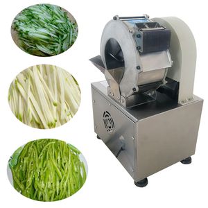 5-6kg min Electric Food Vegetable Cutting Machine Cutter Slicer Cabbage Chilli Potato Onion Slice Strip Cutting Machine 220Model