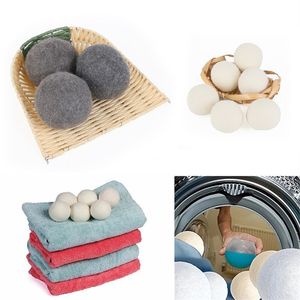 Produtos de Lavanderia Secador de lã Bolas reutilizáveis ​​Softener 6cm Bola de Lavanderia Home Máquina de lavar roupa Acessórios