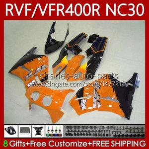 Honda VFR400 R RVF400R NC30 V4 1989 1990 1991 1992 1993 79NO.109 RVF VFR 400 RVF400R 400RR VFR 400R VFR400RR Hafif Turuncu 89-93 VFR400R 89 90 91 92 93 Gövde