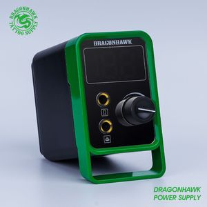 Dragonhawk Tattoo Power Supply Transformer Dual Mode Switch P1211, Acrylic Frame, 0-18V 2A Output, Short-Circuit Protection