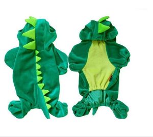 Toptan-Köpek Pet Cadılar Bayramı Kostüm XS S M L XL Köpekler Yeşil Coat Kıyafetler Ücretsiz Drop1 Giyim