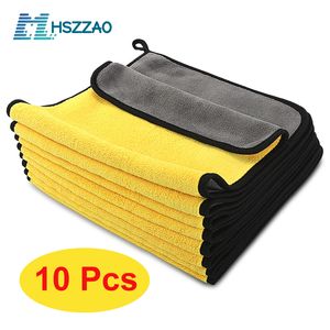 3/5/10 pcs Extra Soft Wash Microfiber Towel Cleaning Drying Care Cloth Detailing Car WashTowel Never Scrat 201021
