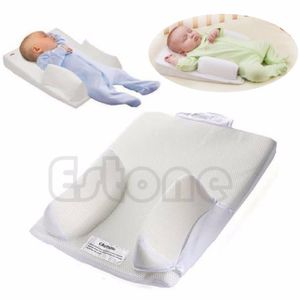Bebê recém-nascido bebê dormir posicionador prevenir a forma de cabeça plana Anti rolo travesseiro LJ201014