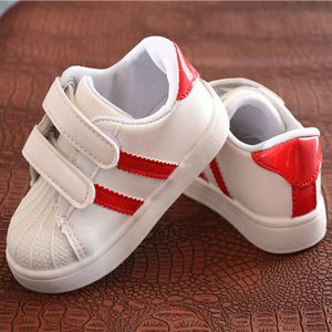Children Shoes Girls Boys Sneakers Shoes Antislip Soft Bottom Comfortable Kids Sneaker Toddler Casual Flat Sports white Shoes 201130