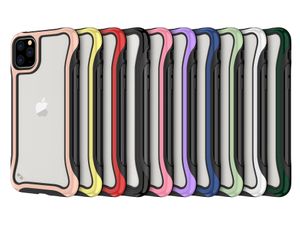 3 в 1 лезвие Chockrpoof Hybrid Contrast Color Case для iPhone 12 Mini 11 Pro XS MAX XR X 6 7 8 PLUS