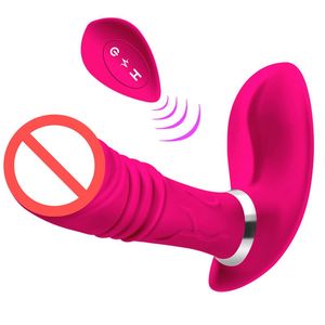 Женский G Стимулятор Стимулятор Dildo Vibrator USB Беспроводной пульт дистанционного управления 7 Режим Качели Вибратор Вибратор Взрослых Секс Игрушки