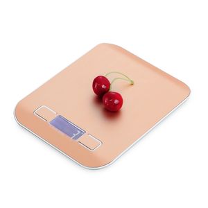 Digital Weighing Scale 10kg 5Kg Stainless Steel Kitchen Scale Food Diet Postal Balance Measuring Tool LCD Electronic Scales 201211