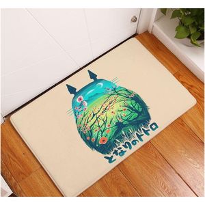 Kawaii Totoro Hoş Geldiniz Mat Kapısı Giriş Halı Mutfak Banyo Haluru Komik Zemin Paspas M Jllgmi2613