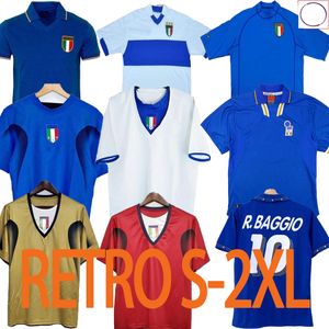Tayland Jacqu 1994 1996 İtalya Milli Takımı Retro Away Futbol Formaları 94 98 06 İtalya R. Baggio Maldini Zola Vintage 82 90 Klasik Futbol Gömlek