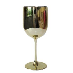 Altın plastik akrilik goblet moet chandon şampanya gözlükleri 480ml akrilikler bardağı kutlama partisi düğün içecek içecekleri moet-wine-cam kupası 16oz