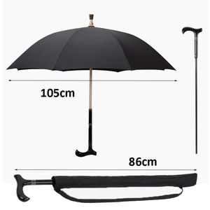 Erkekler şemsiye kaymaz Baston kamışı tırmanma şemsiye uzun kolu erkek erkek rüzgar geçirmez şemsiye hediye yağmur dişli1