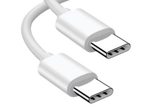 C a tip-C Cables Yüksek Hızlı Şarj Kablosu Kablosu Samsung Huawei Telefonları için PD USB-C Şarj Laptop Ile Uyumlu 1m / 2m