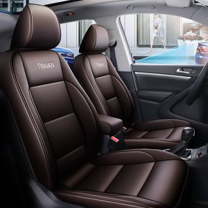 Marka Özel Araba Koltuğu Kapakları Fit Volkswagen Tiguan 5 koltuk için fermuar ile su geçirmez