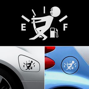 1 ADET Komik Araba Sticker Çekin Yakıt Deposu Pointer Tam Helaflush Yansıtıcı Vinil Araba Sticker Çıkartması Toptan
