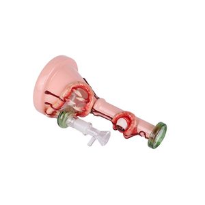 10 inç 3D Cam Bong Kan Göz Şekli Glassillicone Su Borusu Nargile Borular Yaratıcı Nargile Yağı Dab Rig