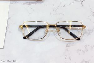 Yeni moda tasarımı optik gözlük 0040 metal kare tam çerçeve retro iş tarzı unisex gözlük lens özelleştirilebilir