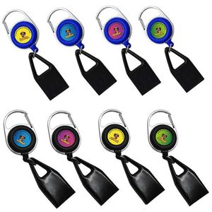 US Stock Silicone Light Protective Leash Soves de capa de capa Reputada retrátil Keychain portátil portátil Titular mais leve Ferramentas de tubulação de fumantes