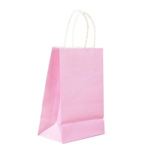 Подарочная упаковка 10 шт. Небольшой бумажные сумки с сумками с ручками для переработки свадебной упаковки на день рождения упаковки Black1