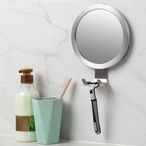 Casa de banho Chuveiro Espelho Banheiro Sem Emenda Grátis Espelho Banheiro Viagem para Homem Barbear Espelho Com Shaver Suporte 15 * 2,5 * 19