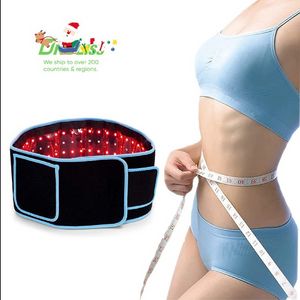 Cinto de terapia de luz vermelha 635/850Nm Lipo Laser Wrap Mat Emagrecimento Perda Máquina de peso com vibração Cavitação ultrassônica