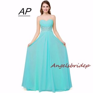 Angelsbridep Stok Boyutu Abiye 2020 Büyüleyici Kristaller Sequins Robe De Soiree Gümrükleme 25 Dollors Örgün Elbise Satmak LJ201125