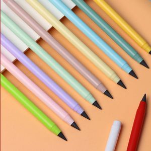 Красочные чернила HB Enteral Pencil No. Необходимо обострить бесконечную свинцовую ручку Постоянный карандаши Дети Снастительные ручки экологически чистые зрачки