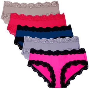 Yüksek kaliteli kadın iç çamaşırı seti 5pcs Pack Panties Kadınlar Düz Renk Düz Renkli Kadın Özetleri Rise Yeni Bayan Panties 2020208f