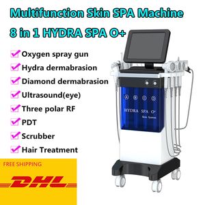 Hidrodermabrazyon Elmas Peel Cilt Siyah Nokta Sökücü Su Hidro Dermabrazyon Bio RF Yüksek Frekanslı Derin Temizleme Yüz Makinesi