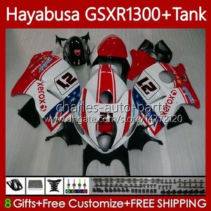 Suzuki GSX-R1300 için 1300cc Hayabusa GSXR-1300 GSXR 1300 CC 74NO.27 GSXR1300 1996 1997 1998 1999 2000 2001 GSX R1300 2002 2003 2004 2005 2006 2007 PERAKTERE MAVİ BEYAZ BLK