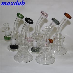 Bong Bong Dab Rig Tubos de água fumando cachimbo de mão de cachimbo de cachimbo de cachimbo de quartzo Banger Banger Banger Banger Plata