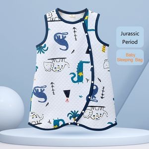 Baby Schlafsack Weste Cartoon Weiche Infantil Frühling Sommer Baumwolle Kleinkind Schlaf Sack Kinder Slaapzak Bett Kinder Pyjamas Overall 201208