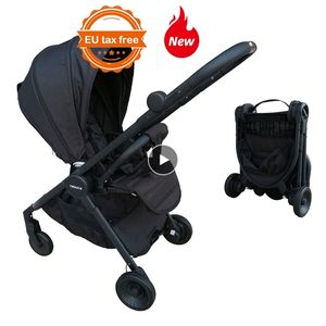 Lightweight Stroller Travel Portable Pram Reversible Pushchair EU standard LJ201012