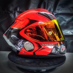 Motosiklet Kaskları Moda Shoii X14 Kask X-onoreen Panigale V4 Kırmızı Tam Yüz Yarışı Casco de Motocicleta