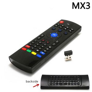 MX3 Air Fare X8 Evrensel Akıllı Uzaktan Kumanda 2.4G RF Android TV Kutusu için Kablosuz Klavye H96 MAX X96 MINI