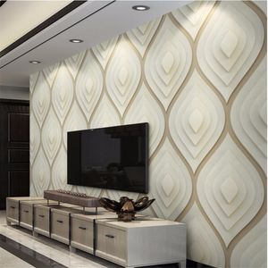 Custom wallpaper 3d photo mural geometry soft bag simple 3d stereo TV background wall paper 3d mural