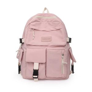 Capacidade Moda Grande Mulheres Mochila Bolsa de Laptop Multifunction Student Saco Saco Impermeável Anti-Theft Pacote de Viagem Ao Ar Livre 202211