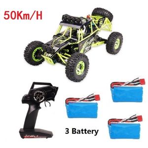 WLtoys 12428 RC Car 4WD 1/12 2.4G 50km/h High Speed Monster Truck Remote Control Buggy Off-Road Updated Version VS A979-B 220119