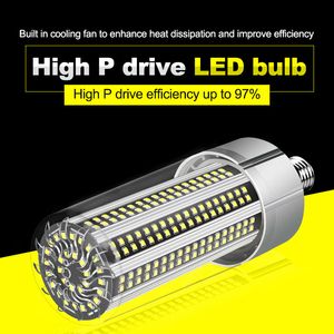 Bestseller Super Helle LED E27 Maisbirne 80W-200W LED Lampe 110V 220V Smart IC E40 Große Leistung Für Outdoor Spielplatz Lager Beleuchtung