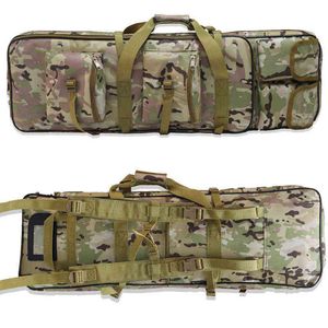 Военные 85 95 116 CM Сумка для винтовки Bag Case Bag Backpack Airsoft Sniper Carbine Comper Cobster Protable Gun Carry Bag Hunting Аксессуары Y1227