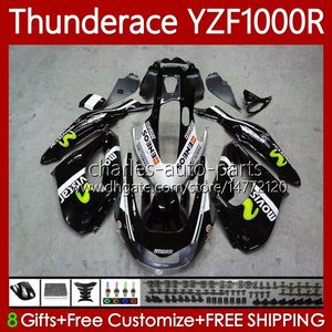 Yamaha Thinderace YZF1000R YZF 1000R 1000 R 96 07 87NO.14 YZF-1000R 1996 1997 1998 1999 2000 2007 2002 2003 2004 2005 2006 2007 PERSONALOM MOVISTAR BLK SİYAH İÇİN OEM