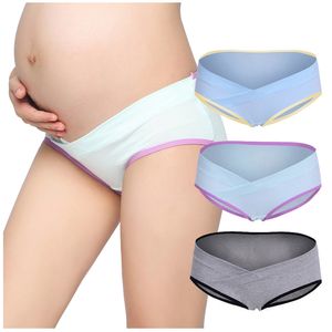 ZTOV 3Pcs Lot Pregnancy Underwear Panties Pregnant Low Waist Cotton Maternity Briefs For Pregnant Women Plus Size Panty Clothes LJ201114