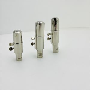 DUKOFF Sax Mouthpiece, Nickel Plated, Sizes 5-9 for Alto/Tenor/Soprano Saxophones, Professional Woodwind Accessory